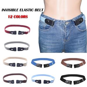 Nobita Buckle-free Adult/Children Invisible Elastic Belt for Jeans No Bulge Hassle
