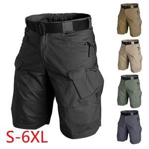 Lou Fashion LOU Mannen tactische shorts outdoor waterdichte wandelshorts multi zakken militaire cargo shorts