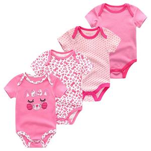 KIDDIEZOOM Pasgeboren Baby kleding zomer korte mouw infantil peuter kostuums bebe kleding BDS4033