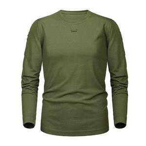 MEGE KNIGHT Tactische militaire kleding herenoverhemd Effen Coolmax Sneldrogend Leger Casual heren T-shirt met lange mouwen, t-shirt voor heren