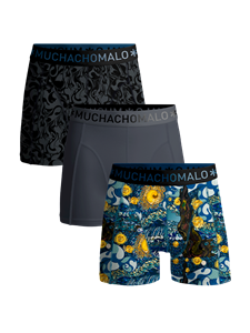Muchachomalo Jongens 3-pack boxershorts starry