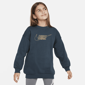 Nike Sportswear Club Fleece sweatshirt met ronde hals voor meisjes - Groen