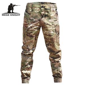MEGE KNIGHT Mannen Mode Streetwear Casual Camouflage Jogger Broek Tactische Militaire Broek Mannen Cargo Broek