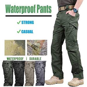 King Tiger Mannen multi-pocket krasbestendige waterdichte broek voor outdoor camping klimmen broek multifunctionele tactische broek overalls