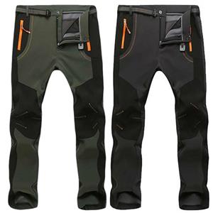 Jack and John Heren Winter Warme Lange Broek Rechte Tactische Cargo Wandelen Combat Werkbroek