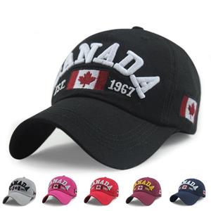 Hat Factory Katoen Gorras Canada Baseball Cap Vlag van Canada Hoed Snapback Verstelbare Heren Baseball Caps hoeden