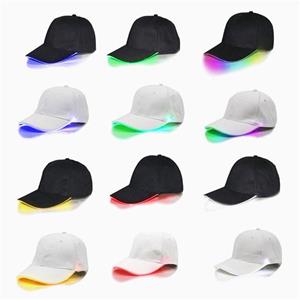 Newd Leuke verstelbare led licht op Fedora hoed knipperende honkbalhoed hiphop accessoires