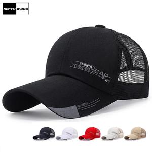 Northwood [] Lange rand sport mesh cap zomer mesh hoed mannen vrouwen honkbal caps vader hoed trucker cap