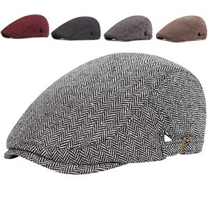 Cap Factory Unisex casual baret katoen platte hoge hoed verstelbare newsboy hoed winter warme accessoires vader hoed