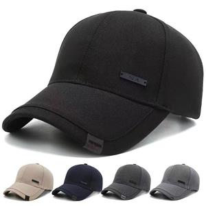 Headgear Zwarte stijl baseball cap unisex zwart rood katoenen snapback cap hoeden