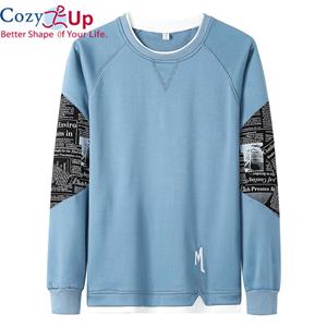 Cozy Up Mannen Patchwork Hoodie Streetwear Print Tops Mannelijke Hip Hop Harajuku Sweatshirts Koreaanse Hoody Heren Casual O-Hals Pullover Kleding