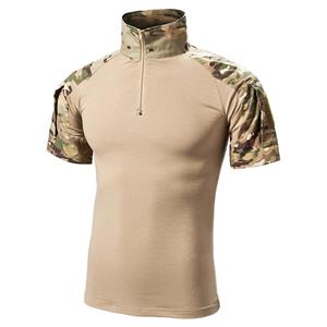 ReFire Gear Heren Camouflage Korte Mouw Combat Militair T Shirt Zomer Duurzaam Katoen Multicam Leger Camo Tactische T-Shirts