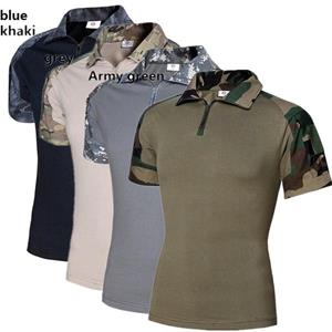 EVERSO MOTO Mannen Zomer Leger Combat Tactische T-Shirt Militaire Top T-Shirts met korte mouw Camouflage Kleding CP ACU Multicamo