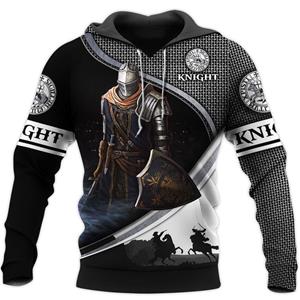 ETST 07 Knights Templar Men's Hoodie 3D Print Oversized Sweatshirt Fashion Loose Jacket Pullover Casual Hooded Streetwear Tops