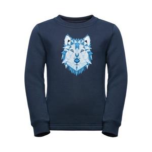 Jack Wolfskin Kinder Sweatshirt, Organic Cotton dunkelblau 