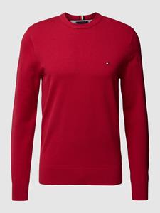 Tommy Hilfiger Gebreide pullover met labelstitching