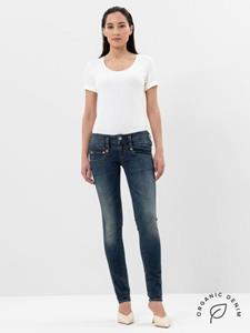 Herrlicher Slim-fit-Jeans Pitch Slim Jeans aus Bio-Baumwolle Used Look, aus Bio-Baumwolle
