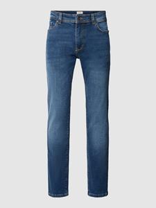 MCNEAL Slim fit jeans met knoop- en ritssluiting