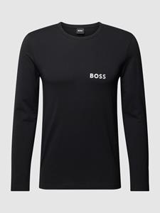 Boss Shirt met lange mouwen en labelprint