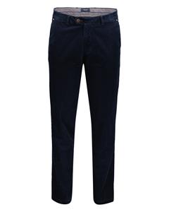 Duetz 1857  Willem Cord Stretch Chino Donkerblauw