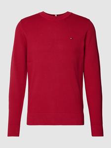 Tommy Hilfiger Strickpullover "CHAIN RIDGE STRUCTURE C NECK", mit Rundhalsausschnitt