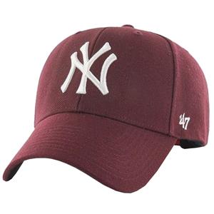 47 BRAND New York Yankees MVP Cap B-MVPSP17WBP-KM, Unisex, Caps, burgundy