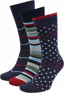 Suitable Socken 3-Pack Druck Mehrfarbig