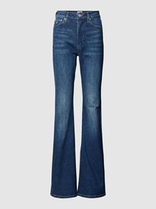 Tommy Jeans Bootcut jeans met logostitching, model 'SYLVIA'