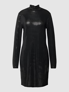 QS by s.Oliver Knielange jurk met pailletten, model 'Steh Disco'