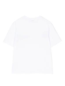 Dolce & Gabbana Kids T-shirt verfraaid met bloemenpatch - Wit