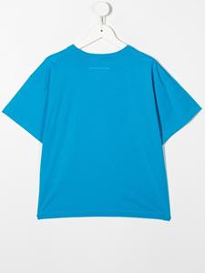 MM6 Maison Margiela Kids T-shirt met logoprint - Blauw