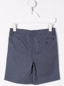 Il Gufo Shorts met krijtstreep - Blauw