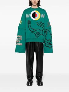 Walter Van Beirendonck Katoenen sweater - Groen