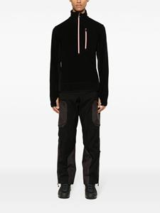 Moncler Grenoble half-zip fleece sweatshirt - Zwart