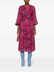 Ulla Johnson Midi-jurk met bloemenprint - Roze