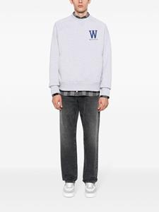 Woolrich Sweater met logoprint - Grijs