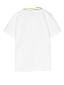 Roberto Cavalli Junior Poloshirt met geborduurd monogram - Wit