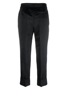 Semicouture Satijnen pantalon - Zwart