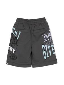 Givenchy Kids Shorts met logoprint - Grijs