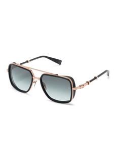 Balmain Eyewear BPS 108E zonnebril met vierkant montuur - Zwart