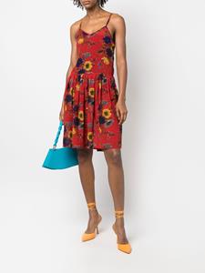 Jean Paul Gaultier Pre-Owned Mini-jurk met bloemenprint - Rood