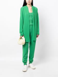 Teddy Cashmere Kasjmier vest - Groen