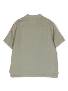 Il Gufo Kraagloos shirt - Groen