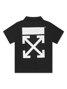 Off-White Kids T-shirt met Arrows-logoprint - Zwart