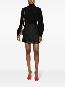 Lanvin Metallic mini-rok - Zwart