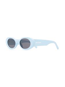 Palm Angels Eyewear Spirit zonnebril met ovaal montuur - Blauw
