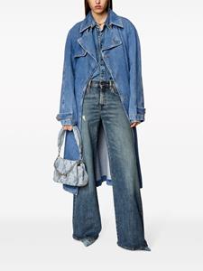 Diesel Mid-waist bootcut jeans - Blauw
