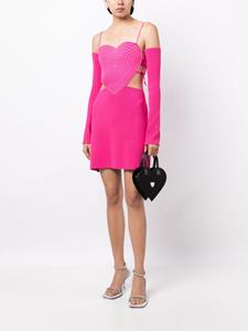 MACH & MACH Hartvormige mini-jurk - Roze