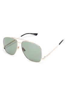 Saint Laurent Eyewear Leon oversized-frame sunglasses - Groen