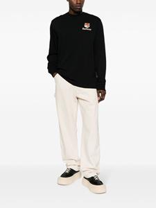Barbour Sweater met geborduurd logo - Zwart
